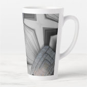 抽象芸術グレイラテマグ カフェラテマグ (右)