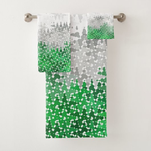 抽象芸術グレイロマンプライド国旗 バスタオルセット (インサイチュ)