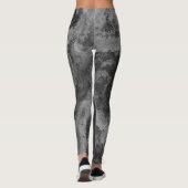 抽象芸術グレイ拡散 レギンス (裏面)