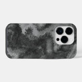 抽象芸術グレイ拡散 iPhoneケース (裏面横)
