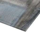 抽象芸術グレーとブルー絵画ズ カッティングボード (角)