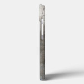 抽象芸術グレーとブルー絵画ズ Case-Mate iPhoneケース (裏面 / 左)