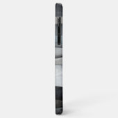 抽象芸術グレーウェーブアート Case-Mate iPhoneケース (裏面/左)