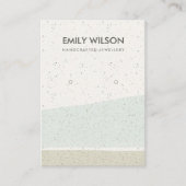 抽象芸術グレーセラミックス波耳鳴り表示装置 名刺 (正面)