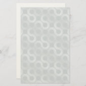 抽象芸術グレーフロー背景 便箋 (正面/裏面)