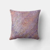 抽象芸術グレームピンクと金ゴールド質効果 クッション (裏面)