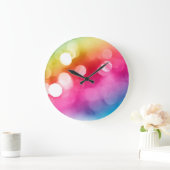 抽象芸術グローウォールクロック ラージ壁時計 (ホーム)