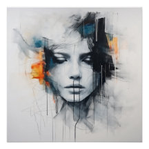 抽象芸術グーアッシュテクスチャード