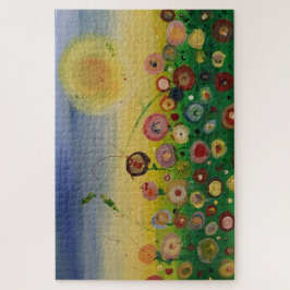 抽象芸術ケシ畑ジグソー ジグソーパズル