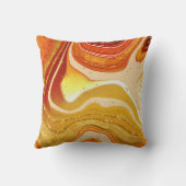 抽象芸術ゲートV1ホットオレンジID827装飾用クッション クッション (裏面)