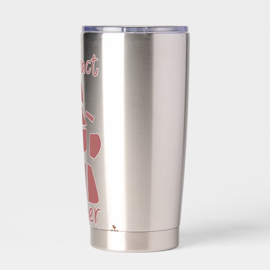 抽象芸術ゲーマーおもしろいブロークンメープルゲーマーテーマ 保温保冷タンブラー (背面)