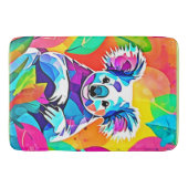 抽象芸術コアラデザイン バスマット (正面)