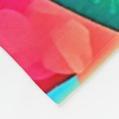 抽象芸術コアラデザイン フリースブランケット (角)