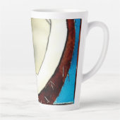 抽象芸術ココナッツコレクション カフェラテマグ (右)