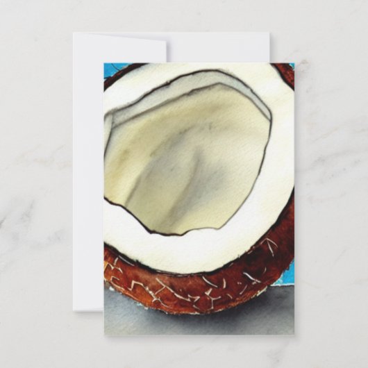 抽象芸術ココナッツコレクション サンキューカード (正面)