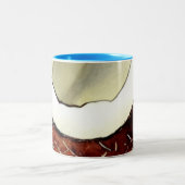抽象芸術ココナッツコレクション ツートーンマグカップ (中央)