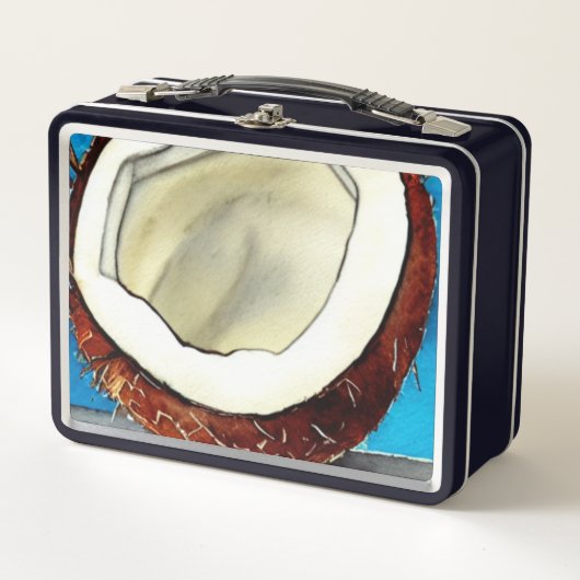 抽象芸術ココナッツコレクション メタルランチボックス (正面)