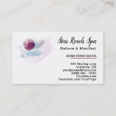 *~*抽象芸術コスモスターズ水彩宇宙スカイ 名刺 (裏面)