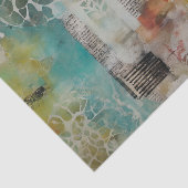 抽象芸術コラージュ混合メディア抽象芸術 薄葉紙 (詳細)