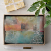 抽象芸術コラージュ混合メディア抽象芸術 薄葉紙 (ギフト)