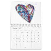 抽象芸術コレクション カレンダー (2月 2027)