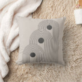 抽象芸術コンテンポラリーの中世紀のポスター クッション (ブランケット)