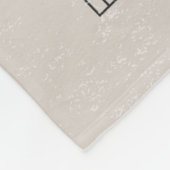 抽象芸術コンテンポラリーの中世紀のポスター フリースブランケット (角)