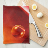 抽象芸術コンテンポラリーアートワーク（セルダー・ヒズリ） キッチンタオル (四つ折り)