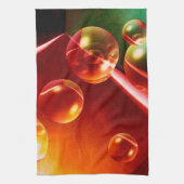 抽象芸術コンテンポラリーアートワーク（セルダー・ヒズリ） キッチンタオル (縦)