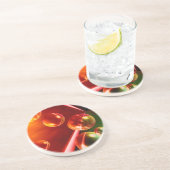 抽象芸術コンテンポラリーアートワーク（セルダー・ヒズリ） コースター (側面)