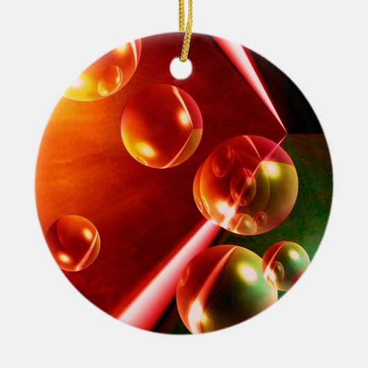 抽象芸術コンテンポラリーアートワーク(セルダー・ヒズリ) セラミックオーナメント (正面)