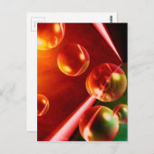 抽象芸術コンテンポラリーアートワーク(セルダー・ヒズリ) ポストカード (正面/裏面)