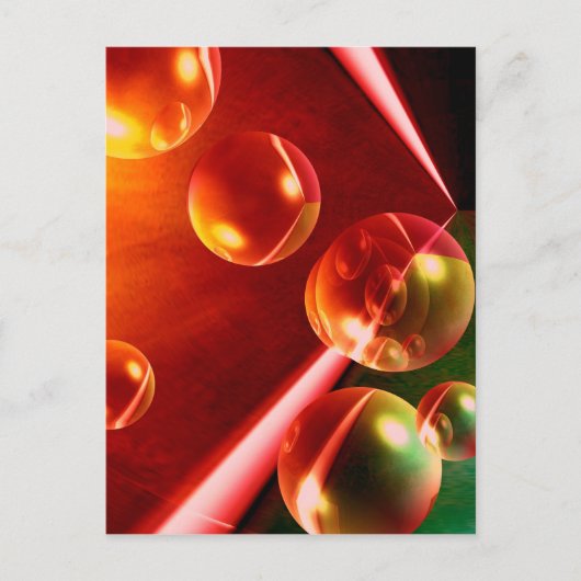 抽象芸術コンテンポラリーアートワーク(セルダー・ヒズリ) ポストカード (正面)