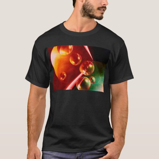 抽象芸術コンテンポラリーアートワーク(セルダー・ヒズリ) Tシャツ (正面)