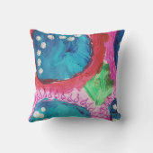 抽象芸術コンテンポラリーデザイン枕 クッション (裏面)