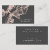 抽象芸術コンテンポラリーバラ金ゴールドグリッター 名刺 (正面/裏面)