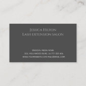 抽象芸術コンテンポラリーバラ金ゴールドグリッター 名刺 (裏面)