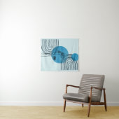 抽象芸術コンテンポラリーミッドセンチュリートロカルリーフ3/3 タペストリー (インサイチュ(横))