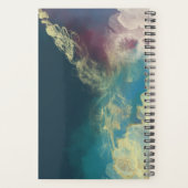 抽象芸術コンテンポラリーモダンイ芸術的ンクプランナー プランナー手帳 (裏面)