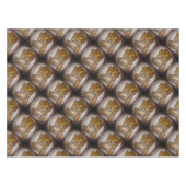 抽象芸術コンテンポラリー愛好家の芸術OchreとBrow テーブルクロス (正面(横))