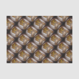 抽象芸術コンテンポラリー愛好家の芸術OchreとBrow 薄葉紙