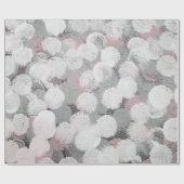 抽象芸術コンテンポラリー絵を描円 ラッピングペーパー (フラット)