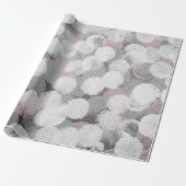 抽象芸術コンテンポラリー絵を描円 ラッピングペーパー (アンロールド)