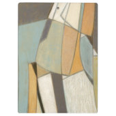 抽象芸術コンポジション(ミュート色) クリップボード (裏面)