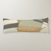 抽象芸術コンポジション(ミュート色) ボディピロー (正面)