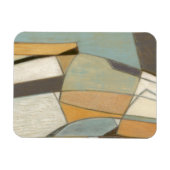 抽象芸術コンポジション(ミュート色) マグネット (横)