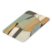 抽象芸術コンポジション(ミュート色) マグネット (左側)