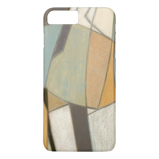 抽象芸術コンポジション(ミュート色) Case-Mate iPhoneケース (裏面)
