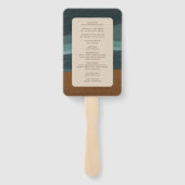 抽象芸術コースタルシモダンック結婚ズ ハンドファン (裏面)