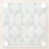 抽象芸術コースタースケッチ ガラスコースター (裏面)